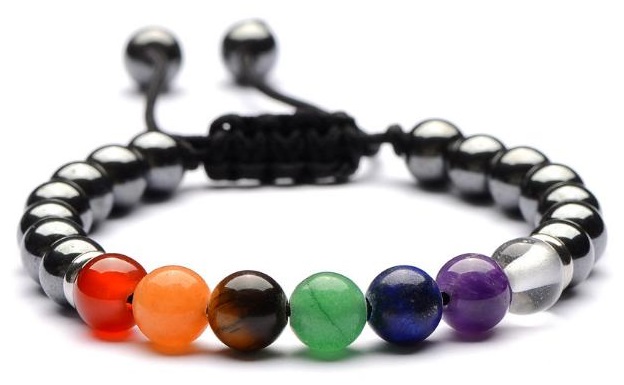 6mm Multi Color Adjustable Magnetic Bracelet for Men and Women #MHB500MU