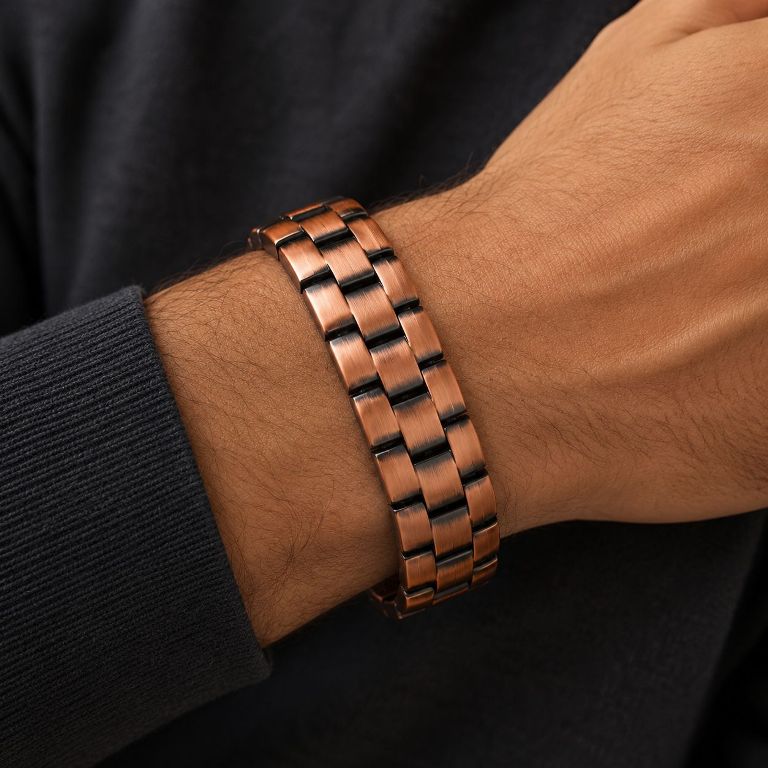 Pure Copper Magnetic Therapy Bracelet for Men & Women