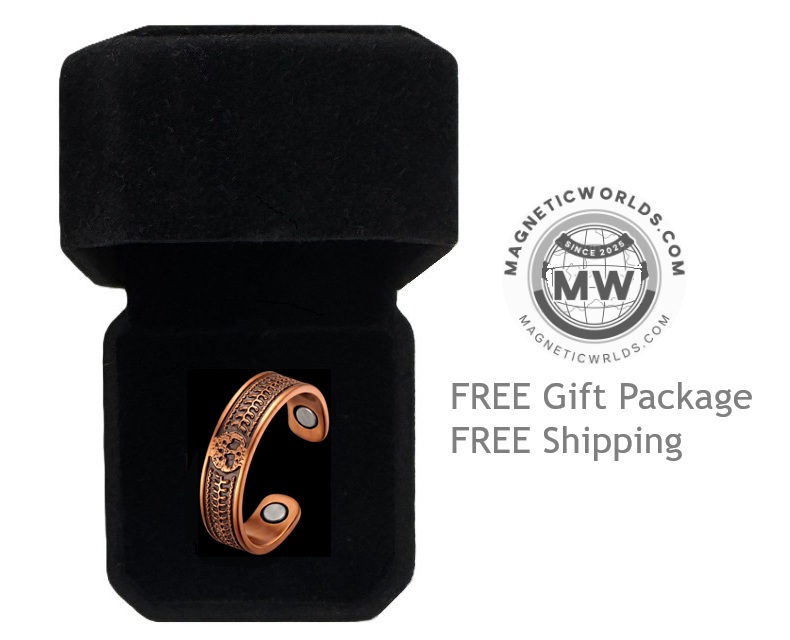 Tree of Life Magnetic Copper Ring | Adjustable Copper Band #R00040