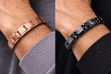 Hand-Crafted Beaded Hematite Magnetic Bracelets for Men