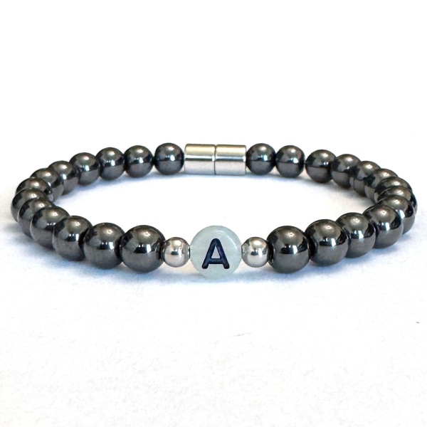 Glow in The Dark Custom Magnetic Initial Personalized Bracelet MHB-006G