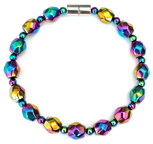 Rainbow Magnetic Bracelet Magnetic Iridescent Bracelets for Women #MHB-419
