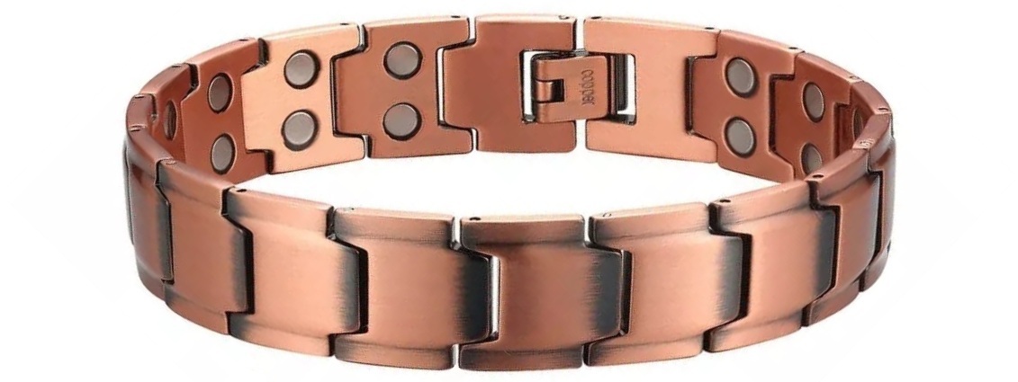 .75" Wide Solid Copper Magnetic Therapy Bracelet Men and Women Magnetic Bracelet #CMB003