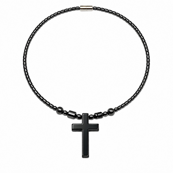 Plain Cross Magnetic Necklace for Men and Women | Unisex Jewelry #430
