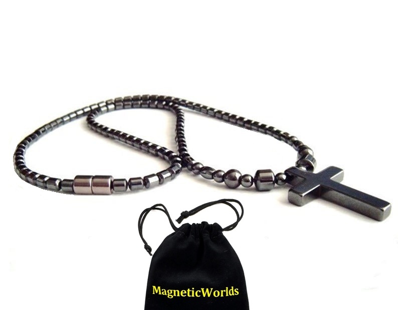 Plain Cross Magnetic Necklace Cross Necklaces #MHN430